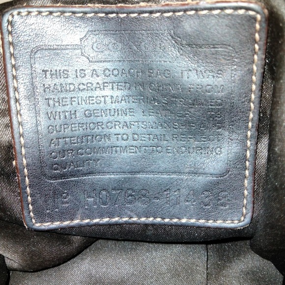 Coach Large Signature Logo Bucket Purse Shoulder Bag & Wallet Retro - Picture 10 of 16